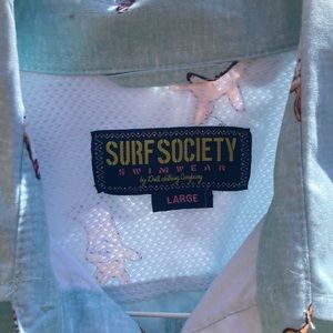 Surf society button down